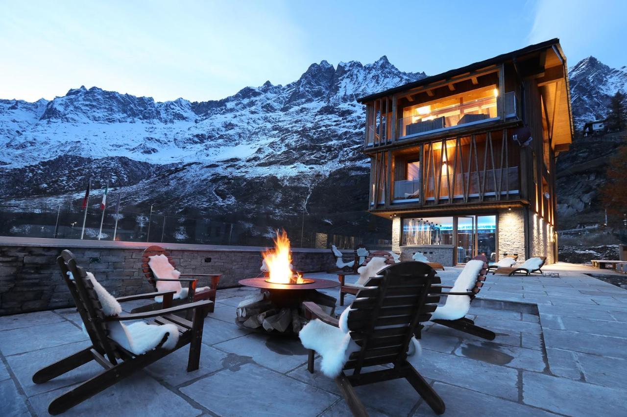 Chalet Blanc Cervinia Bed & Breakfast Breuil-Cervinia Ngoại thất bức ảnh